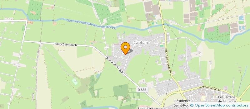 localisation de l'entreprise SANICRAU à SAINT-MARTIN-DE-CRAU