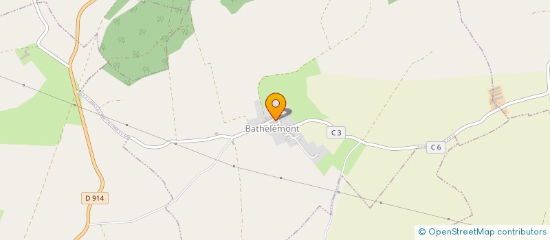 localisation de l'entreprise SANIECO à BATHELEMONT