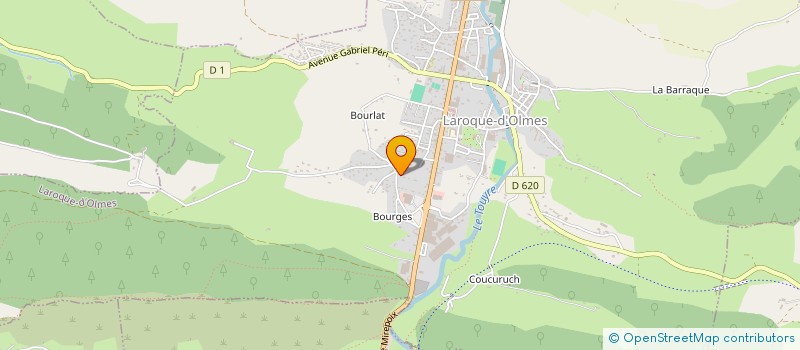 localisation de l'entreprise SANIELEC à LAROQUE-D'OLMES