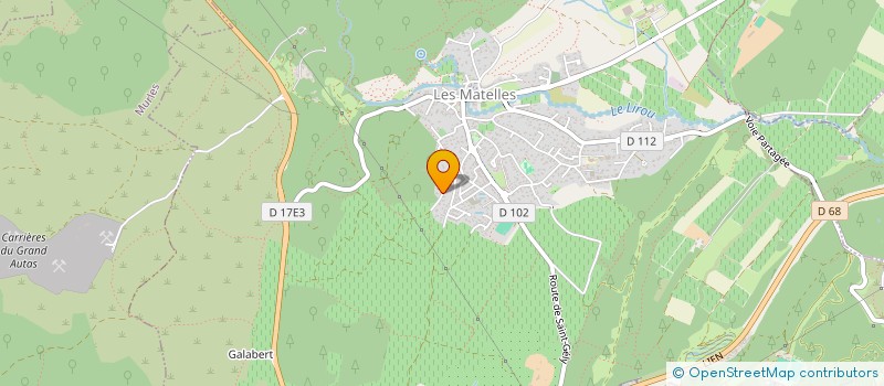 localisation de l'entreprise SANIER IMMOBILIER  LES MATELLES