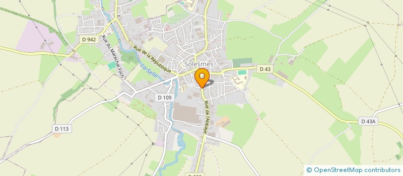 localisation de l'entreprise SANIEZ HOLD  SOLESMES