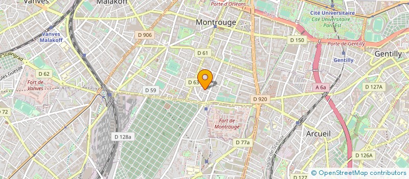 localisation de l'entreprise SANIFIRST à MONTROUGE