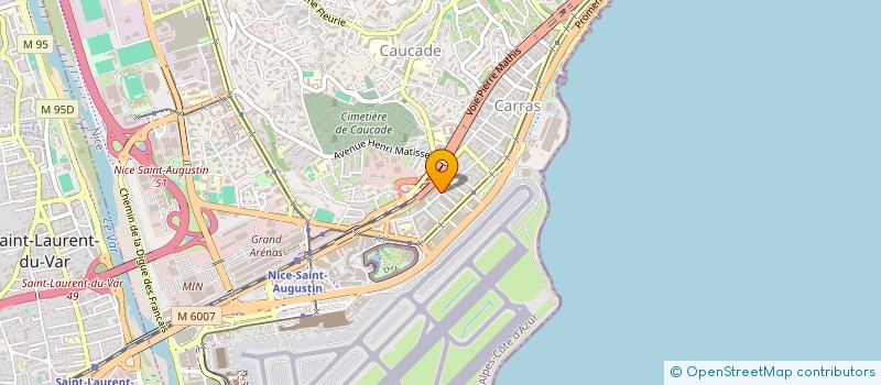 localisation de l'entreprise SANIFIX à NICE