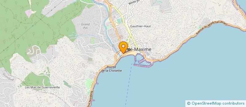 localisation de l'entreprise SANIFLOOR EUROP SERVICES à SAINTE-MAXIME