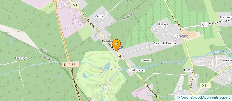 localisation de l'entreprise SANIGAZ  LE PIAN-MEDOC