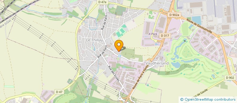 localisation de l'entreprise SANILEE  LE THILLAY