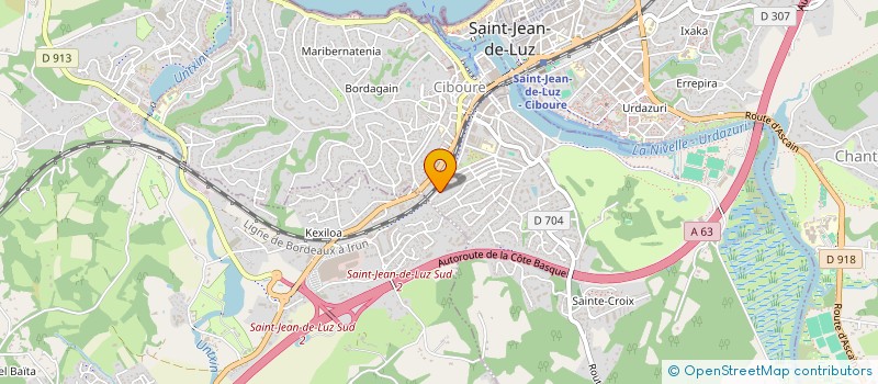 localisation de l'entreprise SANINA  CIBOURE