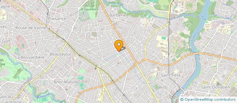 localisation de l'entreprise SANIPRO à NANTES