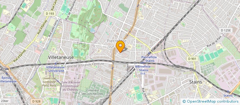 localisation de l'entreprise SANIPRO  SAINT-DENIS