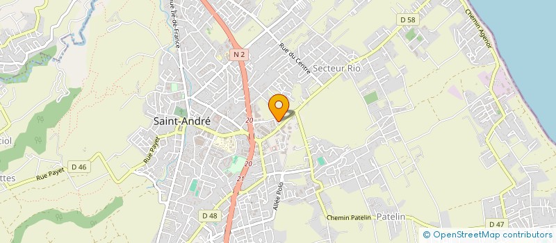 localisation de l'entreprise SANISCO à SAINT-ANDRE