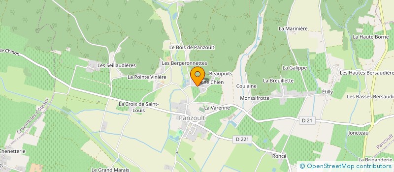 localisation de l'entreprise SANISER à SAZILLY