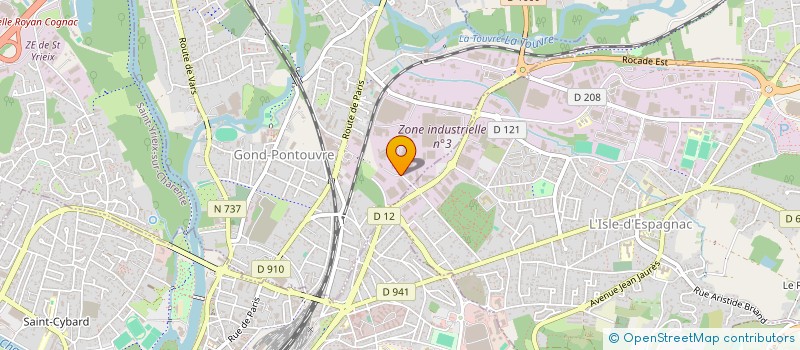 localisation de l'entreprise SANISERAP  GOND-PONTOUVRE