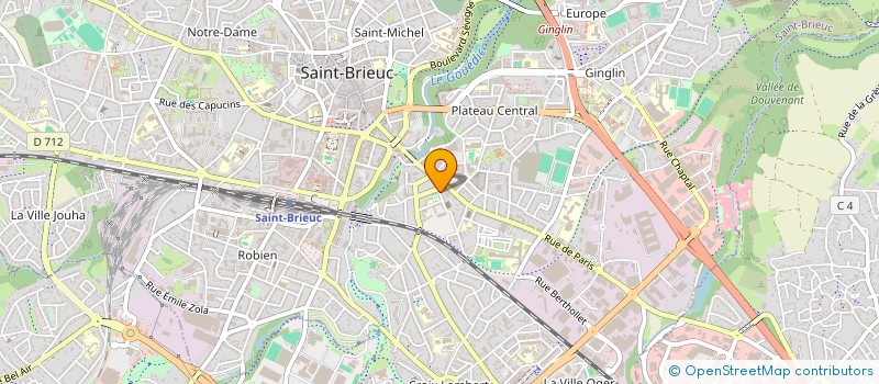 localisation de l'entreprise SANIT CLEAN à SAINT-BRIEUC