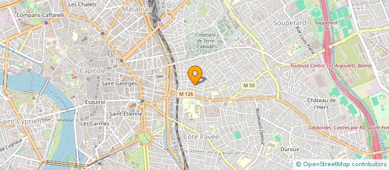localisation de l'entreprise SANIT-CLIM 31  TOULOUSE