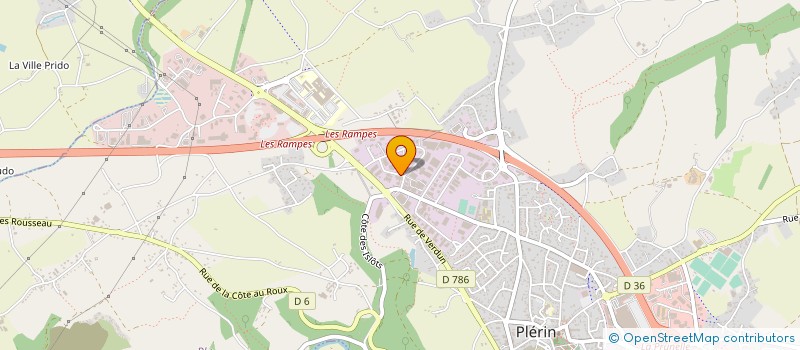 localisation de l'entreprise SANIT CONFORT à PLERIN