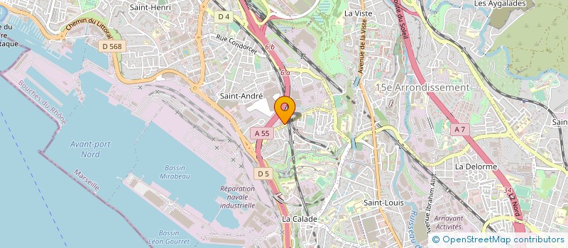 localisation de l'entreprise SANIT H à MARSEILLE