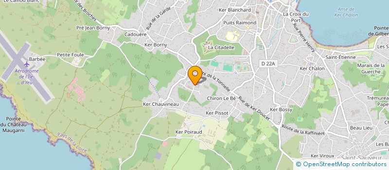 localisation de l'entreprise SANIT'OYA PLOMBERIE CHAUFFAGE à L'ILE-D'YEU