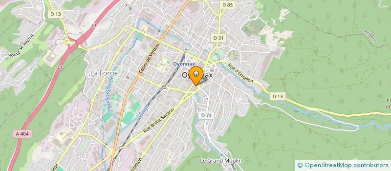 localisation de l'entreprise SANIT OYO à OYONNAX