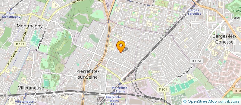localisation de l'entreprise SANIT RIBEIRO à PIERREFITTE-SUR-SEINE