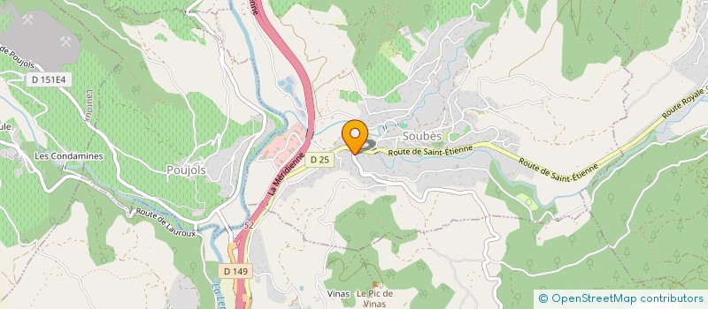 localisation de l'entreprise SANIT SERVICES  SOUBES