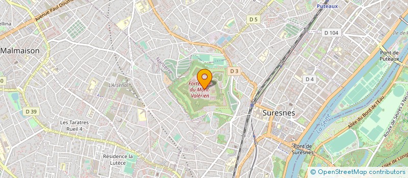 localisation de l'entreprise SANITAIR BAT à SURESNES