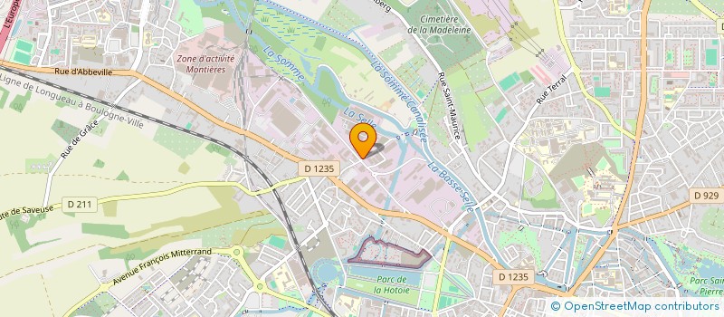 localisation de l'entreprise SANITAIRE ET CHAUFFAGE DE L'ARTOIS  AMIENS