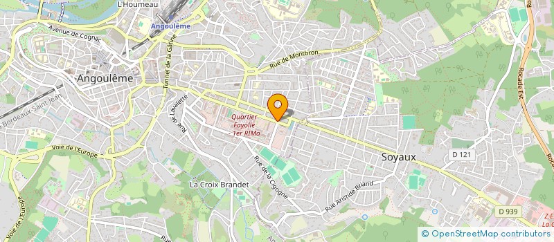 localisation de l'entreprise SANITAIRE ISOLATION THERMIQUE ELECTRICIT à ANGOULEME