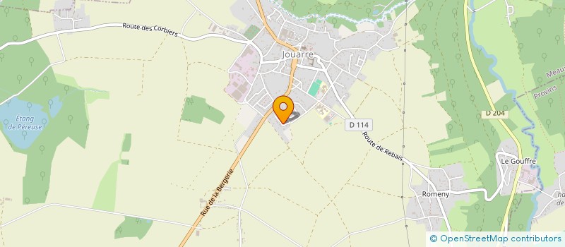 localisation de l'entreprise SANITAIRE SERVICES  JOUARRE