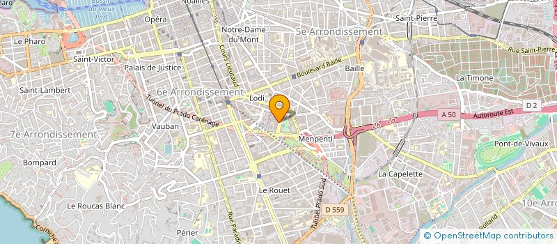 localisation de l'entreprise SANITAPRO à MARSEILLE