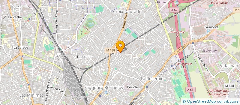 localisation de l'entreprise SANITAS à TOULOUSE