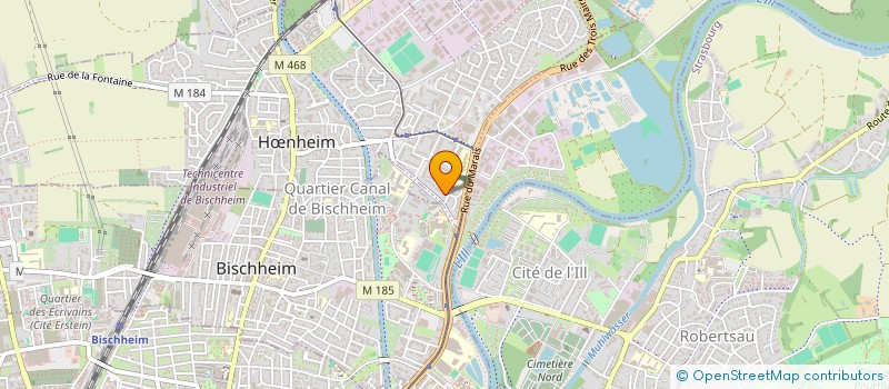 localisation de l'entreprise SANITEC  HNHEIM