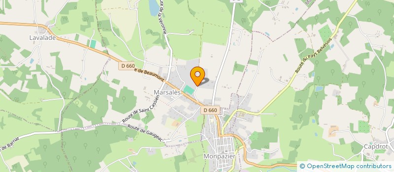 localisation de l'entreprise SANITELEC 2000  MARSALES