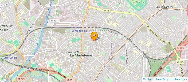 localisation de l'entreprise SANITELECT à MARCQ-EN-BARŒUL