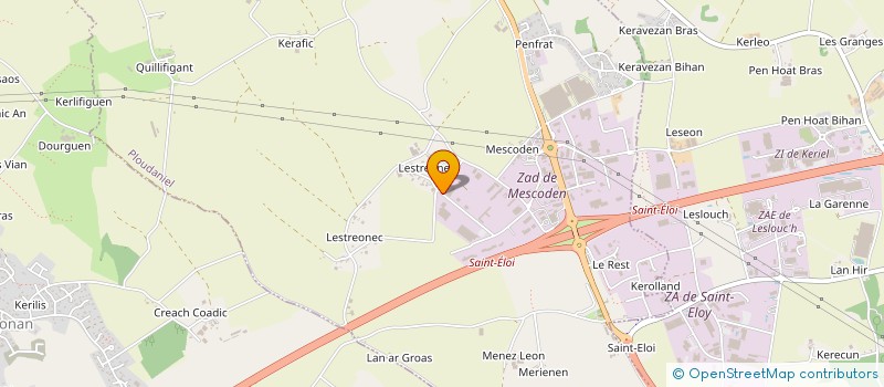 localisation de l'entreprise SANITERRE EURL  PLOUDANIEL