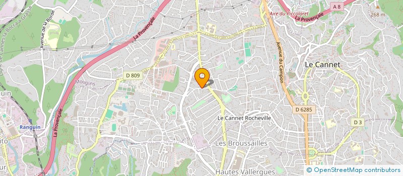 localisation de l'entreprise SANITHERM à LE CANNET