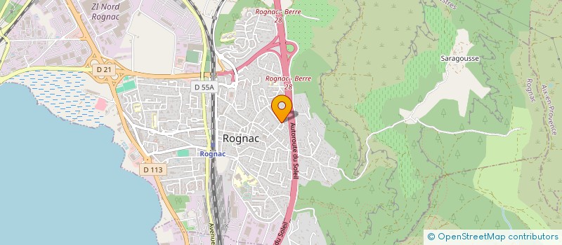 localisation de l'entreprise SANITHERM SOLUTIONS à ROGNAC