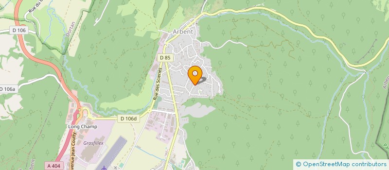 localisation de l'entreprise SANITHERME CONCEPT à ARBENT