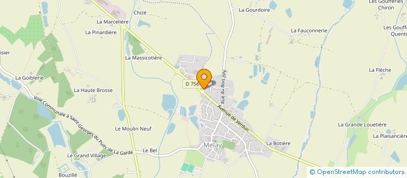 localisation de l'entreprise SANITHERMELEC à CHEMILLE-EN-ANJOU