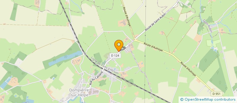 localisation de l'entreprise SANITHERMES  DOMPIERRE-SUR-HELPE