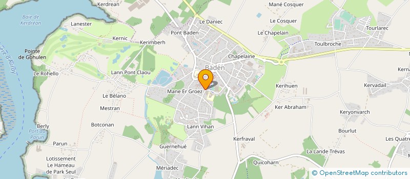 localisation de l'entreprise SANITHERMI à BADEN