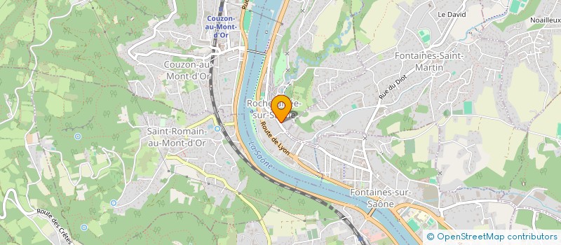 localisation de l'entreprise SANITHERMI  ROCHETAILLEE-SUR-SAONE