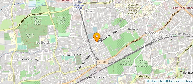 localisation de l'entreprise SANITOIT à PESSAC