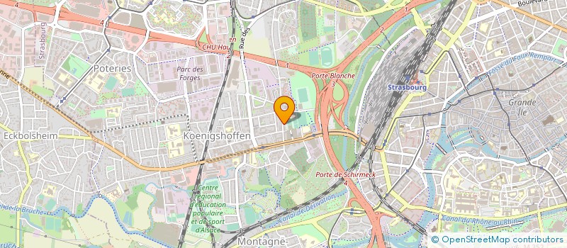 localisation de l'entreprise SANITUBE à STRASBOURG
