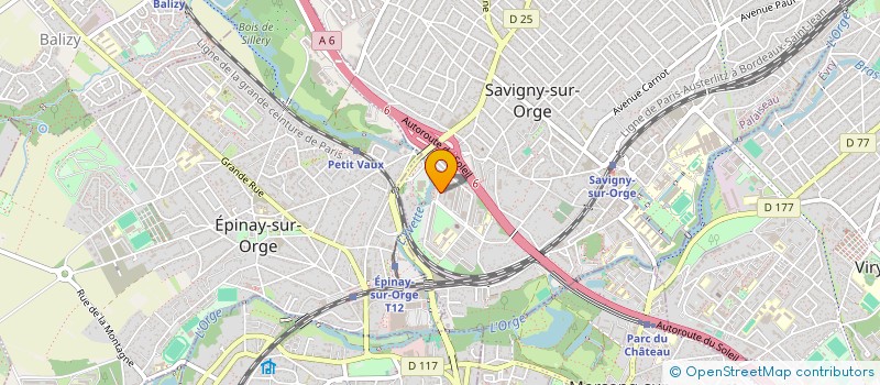 localisation de l'entreprise SANITY SERVICES à SAVIGNY-SUR-ORGE
