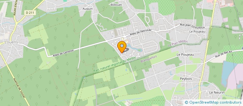 localisation de l'entreprise SANIV 24 à LE PIAN-MEDOC