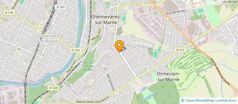 localisation de l'entreprise SANIVAL à ORMESSON-SUR-MARNE
