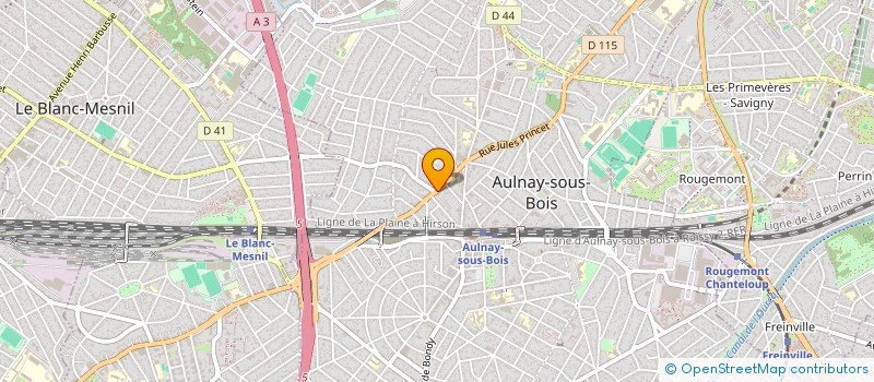 localisation de l'entreprise SANIYA à AULNAY-SOUS-BOIS