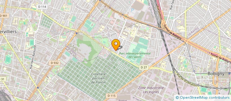 localisation de l'entreprise SANIYA'NET  BOBIGNY