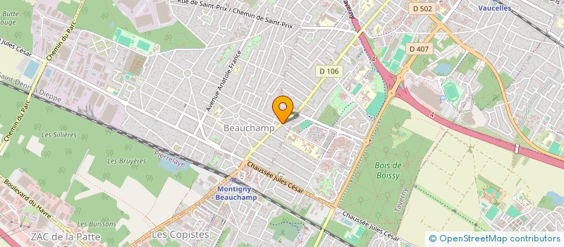 localisation de l'entreprise SANJ STREET  BEAUCHAMP