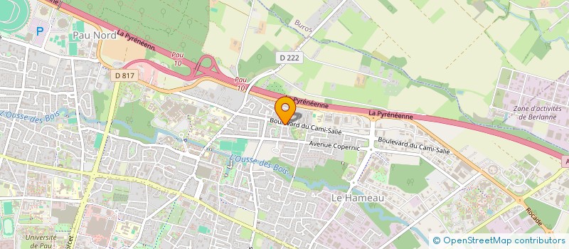 localisation de l'entreprise SANJA à PAU